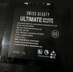 Swiss Beauty Ultimate Shadow Palette