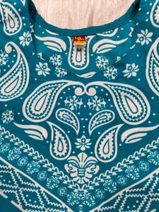 Sea Green/Blue Short Kurti