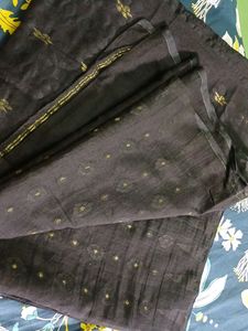 Black Handloom Saree ✨️