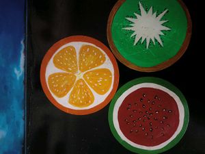 Super Cute Fruit Tea Coaster