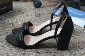 Black Heeled Sandals