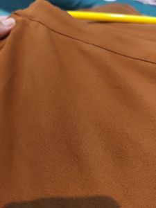Brown Bell Bottom Trouser