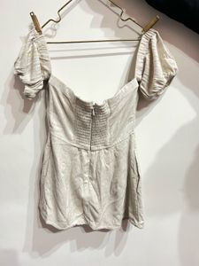 Chic Cream Mini Dress from Abercrombie &amp; Fitch