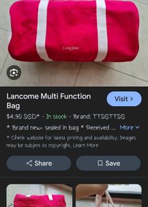 Lancome Multi Function Bag