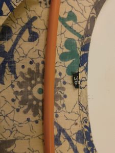 Straight Kurta With Blue Green Prints