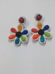 Colorful Flower Earrings