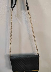 black sling bag