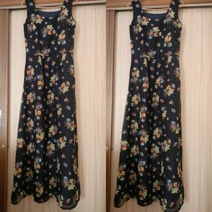 Square Neck Maxi Dress (Light Weight)