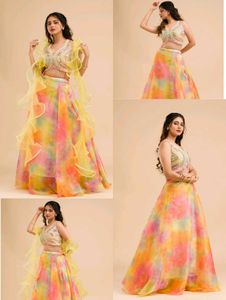 Organza Lehanga