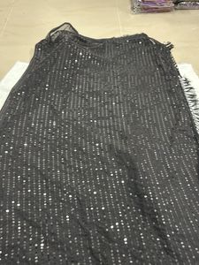 Black Sequin Dupatta