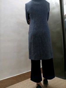 Elegant Grey Trench Coat
