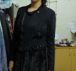 Vero Moda Faux Suede Black Jacket