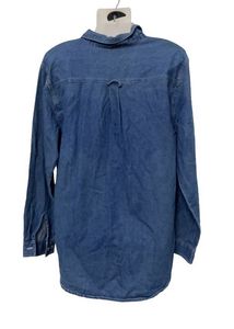 Y2k Vintage Denim Embroidered Snowfall