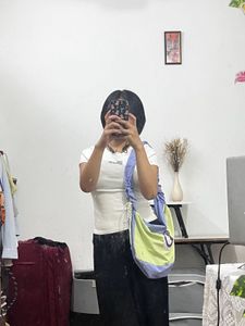 Color Block Shoulder Bag