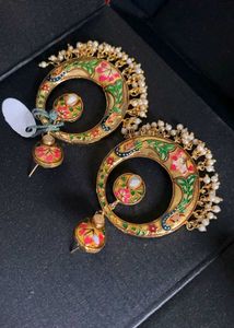 Ethnic Meenakari Earrings