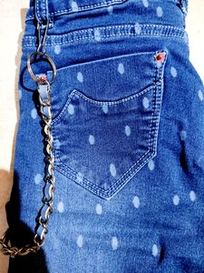 New Jeans With 2 Belt For 8-10 Years Girl