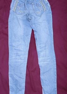 Girls Skinny Jeans With Elastic