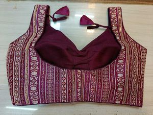 Purple &amp; Gold Sequin Blouse