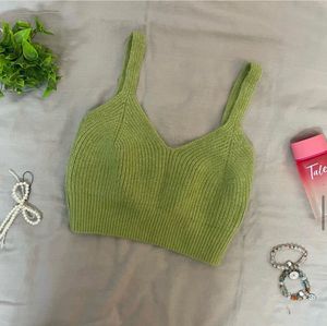 Green Knitted Top
