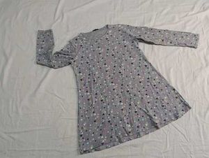 Casual Grey Printed Dress