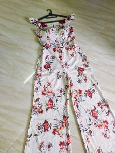 Floral Jumpsuit From Korea.