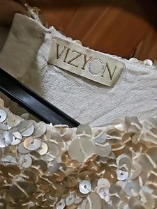Golden Fully Embellished Heavy Party Dress