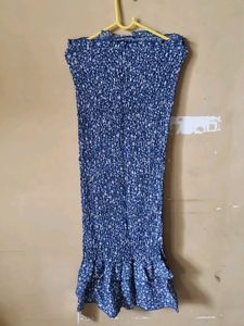Ruffled Tube Bodycon Dress