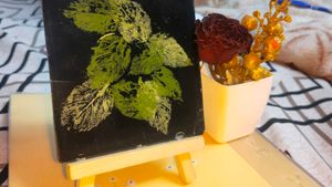 Glass Painting With Stand