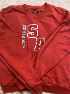 Red Comfortable Sweatshirt