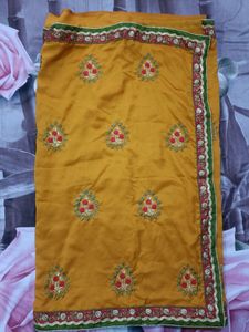 Chanderi Silk Saree Heavy Work