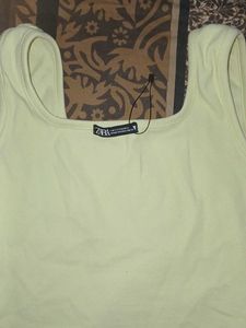 Green ZARA Tank Top