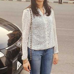 Mandarin Collar Long Sleeves Shirt Style Top