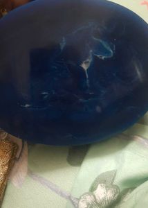 Blue &amp; Gold Decorative Resin Clutch