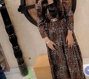 Animal Print Maxi Dress