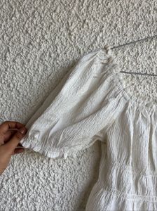 Cute Puff Sleeves Top