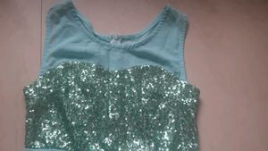 Sparkly Bluish green Party Dress