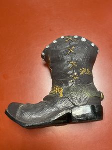 Resins Cute Pup with Planter in Shoe Design Resin