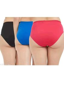 Colorful Panties - Women&#39;s Comfort pack of 3