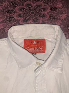 White Button-Down Shirt