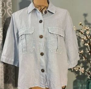 Zara Linen Blend Shirt