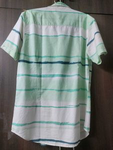 Green Casual Half Shirt