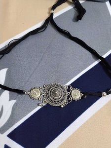 Silver Boho Choker