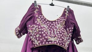 Elegant Purple Lehenga Choli