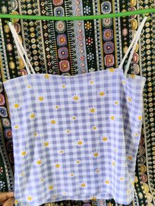 Daisy Gingham Cami Top
