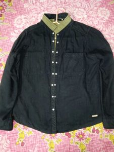 Roadster Reversible Shirt (Olive Green &amp; Black)