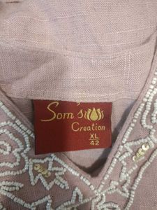 &#34;Som&#39;s Creation&#34; Pastel Mauve Elegant Ethnic Set💜