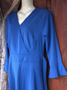Blue Wrap Dress