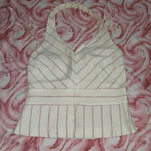 Body Fitted Halter Neck Top
