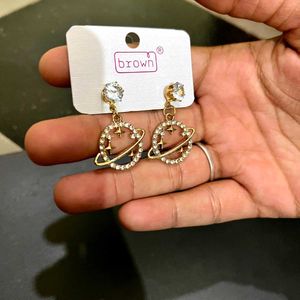 Planet Drop Earrings