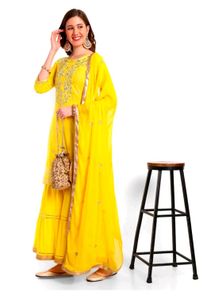 Kurta Sharara Dupatta Set